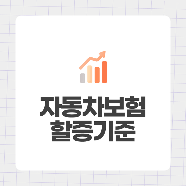 자동차보험할증기준